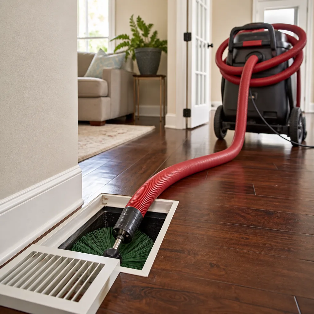Whole-home duct cleaning